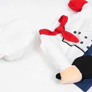 Bootique Halloween Disfraz Chef para Perro, Mediano