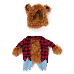Bootique Halloween Disfraz Hombre Lobo para Perro, Mediano