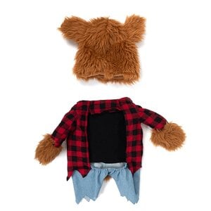Bootique Halloween Disfraz Hombre Lobo para Perro, Mediano