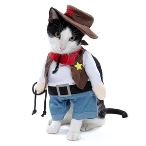 Bootique Halloween Disfraz de Vaquero para Gato, Grande/X-Grande Bootique Halloween Disfraz de Vaquero para Gato, Grande/X-Grande