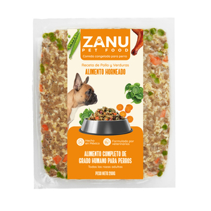 Zanu Alimento Natural Horneado y Congelado para Perro Adulto Receta Pollo, 200 g Zanu Alimento Natural Horneado y Congelado para Perro Adulto Receta Pollo, 200 g