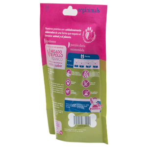 Orgánimals Masticable de Hígado de Pollo Orgánico para Perro Todas las Etapas de Vida, 113 g