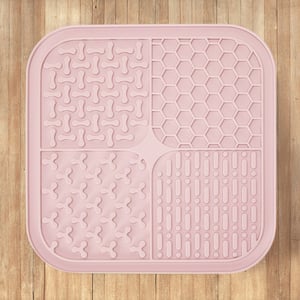 ADC Houndstone & Co. Tapete Licking Mat Color Rosa Baby para Perro, Unitalla ADC Houndstone & Co. Tapete Licking Mat Color Rosa Baby para Perro, Unitalla
