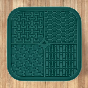 ADC Houndstone & Co. Tapete Licking Mat Color Verde Bosque para Perro, Unitalla ADC Houndstone & Co. Tapete Licking Mat Color Verde Bosque para Perro, Unitalla