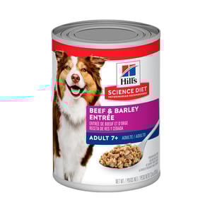 Hill's Science Diet Alimento Húmedo Receta Res y Cebada para Perro Senior, 370 g Hill's Science Diet Alimento Húmedo Receta Res y Cebada para Perro Senior, 370 g
