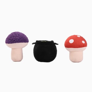 HugSmart Halloween Set de Peluches Diseño Poción de Hongos para Perro, Chico