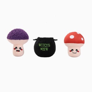 HugSmart Halloween Set de Peluches Diseño Poción de Hongos para Perro, Chico