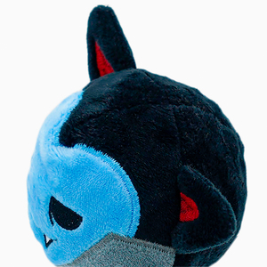 HugSmart Halloween Vampiro de Peluche con Pelota Interior para Perro, Mediano