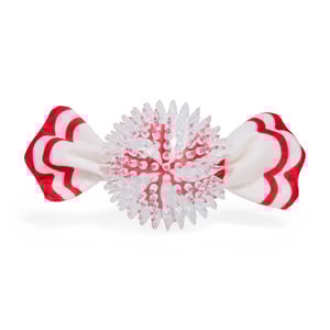 Merry Makings Holiday Pelota de Picos con Diseño de Dulce para Perro, Chico Merry Makings Holiday Pelota de Picos con Diseño de Dulce para Perro, Chico