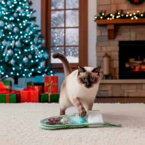 Merry Makings Holiday Set de Juguetes Mixtos Diseño Bota Navideño para Gato, 6 Piezas Merry Makings Holiday Set de Juguetes Mixtos Diseño Bota Navideño para Gato, 6 Piezas