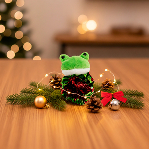 Merry Makings Holiday Pelota de Mylar Diseño Rana para Gato, Unitalla Merry Makings Holiday Pelota de Mylar Diseño Rana para Gato, Unitalla