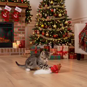 Merry Makings Holiday Cocoa de Peluche para Gato, Unitalla Merry Makings Holiday Cocoa de Peluche para Gato, Unitalla