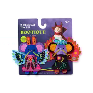 Bootique Halloween Set Ratones de Peluche Diseño Alebrijes para Gato, Unitalla Bootique Halloween Set Ratones de Peluche Diseño Alebrijes para Gato, Unitalla