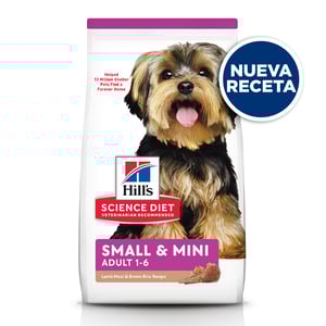 Hill's Science Diet Small & Mini Alimento para Perro Raza Pequeña y Mini Receta Cordero, 2 kg Hill's Science Diet Small & Mini Alimento para Perro Raza Pequeña y Mini Receta Cordero, 2 kg