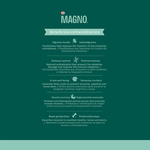 Magno Alimento Seco para Perro Senior Todas las Razas Receta Salmón y Espárrago, 11 kg