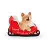 Merry Makings Cama Roja Trineo Santa para Perro, Mediano Merry Makings Cama Roja Trineo Santa para Perro, Mediano