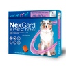 NexGard Spectra Antiplagas Masticable Desparasitante Externo e Interno para Perro, Grande