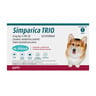Simparica Trio Masticable Desparasitante Externo e Interno para Perro, 10-20 kg Simparica Trio Masticable Desparasitante Externo e Interno para Perro, 10-20 kg