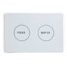 EveryYay Mantel Antideslizante para Tazones de Perro, Blanco EveryYay Mantel Antideslizante para Tazones de Perro, Blanco