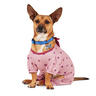 Youly Fall Winter Pijama Rosa Estampada con Moño en Espalda, Mediano Youly Fall Winter Pijama Rosa Estampada con Moño en Espalda, Mediano