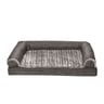FurHaven Cama Cooling Tipo Sillón Tela Lino y Felpa Color Gris Oxford para Perro, Mediano FurHaven Cama Cooling Tipo Sillón Tela Lino y Felpa Color Gris Oxford para Perro, Mediano