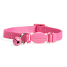 Youly Collar Rosa con Broche de Seguridad Estampado Meow para Gato, Chico/Mediano Youly Collar Rosa con Broche de Seguridad Estampado Meow para Gato, Chico/Mediano