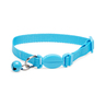 Youly Collar Azul con Broche de Seguridad Estampado Meow para Gato, Chico/Mediano Youly Collar Azul con Broche de Seguridad Estampado Meow para Gato, Chico/Mediano