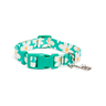Youly Collar Azul con Estampado de Margaritas y Dije de Corazón para Perro, X-Chico Youly Collar Azul con Estampado de Margaritas y Dije de Corazón para Perro, X-Chico