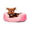 EveryYay Cama Cuddler Ovalada Diseño Flores para Perro, Color Rosa EveryYay Cama Cuddler Ovalada Diseño Flores para Perro, Color Rosa