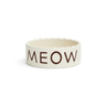 EveryYay Tazón de Cerámica con Estampado Meow Color Crema para Gato, 1 Taza EveryYay Tazón de Cerámica con Estampado Meow Color Crema para Gato, 1 Taza