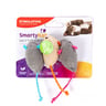 SmartyKat Skitter Critters Set de Tres Ratones de Peluche con Catnip para Gato, Unitalla SmartyKat Skitter Critters Set de Tres Ratones de Peluche con Catnip para Gato, Unitalla