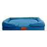 Gravity Brotherhood Cama Tipo Sillón Modelo Oslo Color Azul para Perro, Grande Gravity Brotherhood Cama Tipo Sillón Modelo Oslo Color Azul para Perro, Grande