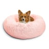 BFBS Cama Calmante Tipo Dona Afelpada para Perro Color Rosa, Mediana BFBS Cama Calmante Tipo Dona Afelpada para Perro Color Rosa, Mediana