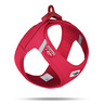 Curli Arnés Clasp Air Mesh Color Rojo Ajuste Romano para Perro, Mediano Curli Arnés Clasp Air Mesh Color Rojo Ajuste Romano para Perro, Mediano