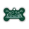 Hillman Group Placa de Identificación Diseño Montañas Color Verde para Perro, Grande Hillman Group Placa de Identificación Diseño Montañas Color Verde para Perro, Grande