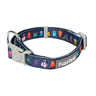 FuzzYard Monster Collar de Neopreno Estampado de Monstruos para Perro, Chico FuzzYard Monster Collar de Neopreno Estampado de Monstruos para Perro, Chico