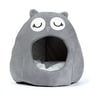 EveryYay Cama Tipo Iglú Diseño Búho para Gato, Color Gris EveryYay Cama Tipo Iglú Diseño Búho para Gato, Color Gris