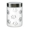 Amici Pet Contenedor de Vidrio para Premios Patrón Huellitas para Perro, 1.1 kg Amici Pet Contenedor de Vidrio para Premios Patrón Huellitas para Perro, 1.1 kg