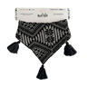 B&Kolor Bandana Artesanal Diseño Hexágonos Color Negro para Perro, Grande B&Kolor Bandana Artesanal Diseño Hexágonos Color Negro para Perro, Grande