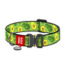 Waudog Nylon Collar Diseño de Aguacates con Broche de Metal y Placa Tipo QR para Perro, X-Chico Waudog Nylon Collar Diseño de Aguacates con Broche de Metal y Placa Tipo QR para Perro, X-Chico