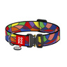 Waudog Nylon Collar Diseño de Mosaico con Broche de Metal y Placa Tipo QR para Perro, X-Chico Waudog Nylon Collar Diseño de Mosaico con Broche de Metal y Placa Tipo QR para Perro, X-Chico