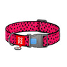 Waudog Nylon Collar Diseño de Sandia con Broche de Plástico y Placa Tipo QR para Perro, Chico Waudog Nylon Collar Diseño de Sandia con Broche de Plástico y Placa Tipo QR para Perro, Chico