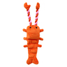 Latipaw Under The Water Langosta Color Naranja de Peluche con Cuerda para Perro, Mediano Latipaw Under The Water Langosta Color Naranja de Peluche con Cuerda para Perro, Mediano