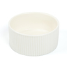Park Life Jardín Tazón de Cerámica Diseño Relieves Color Blanco para Perro, 1 Tazas Park Life Jardín Tazón de Cerámica Diseño Relieves Color Blanco para Perro, 1 Tazas