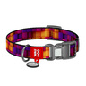 Waudog Nylon Collar Diseño Cubos 3D con Broche y Placa Tipo QR para Perro, Chico Waudog Nylon Collar Diseño Cubos 3D con Broche y Placa Tipo QR para Perro, Chico