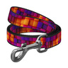 Waudog Nylon Correa Diseño Cubos 3D para Perro Raza Mediana, 1.22 m Waudog Nylon Correa Diseño Cubos 3D para Perro Raza Mediana, 1.22 m