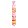 Petspaces Collar con Broche de Metal Patrón Camuflaje Rosa para Perro, X-Chico Petspaces Collar con Broche de Metal Patrón Camuflaje Rosa para Perro, X-Chico