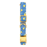 Petspaces Collar con Broche de Metal Patrón Patitos para Perro, Grande Petspaces Collar con Broche de Metal Patrón Patitos para Perro, Grande