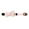Catto Collar con Broche de Seguridad y Moño Patrón Vichy Rosa para Gato, Chico/Mediano Catto Collar con Broche de Seguridad y Moño Patrón Vichy Rosa para Gato, Chico/Mediano