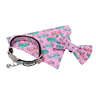 Fuzzyard Set Collar con Accesorios Patrón de Macarrón para Gato, Rosa Fuzzyard Set Collar con Accesorios Patrón de Macarrón para Gato, Rosa